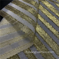 Design di giunzione 100% Lurex Polyester Jacquard tessuto intrecciato